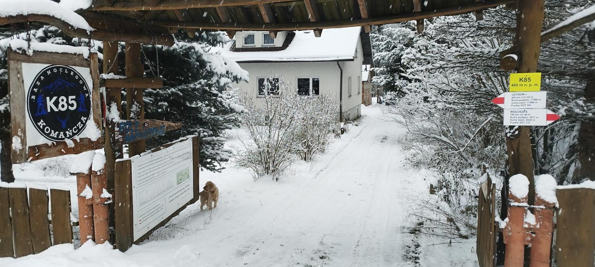 K85 Komancza Baza Noclegowa Wypadowa Bieszczady Beskid Niski Eksteriør billede